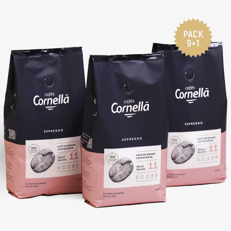 PACK 9+1 | GRANO 500G | BLEND BARISTA 11